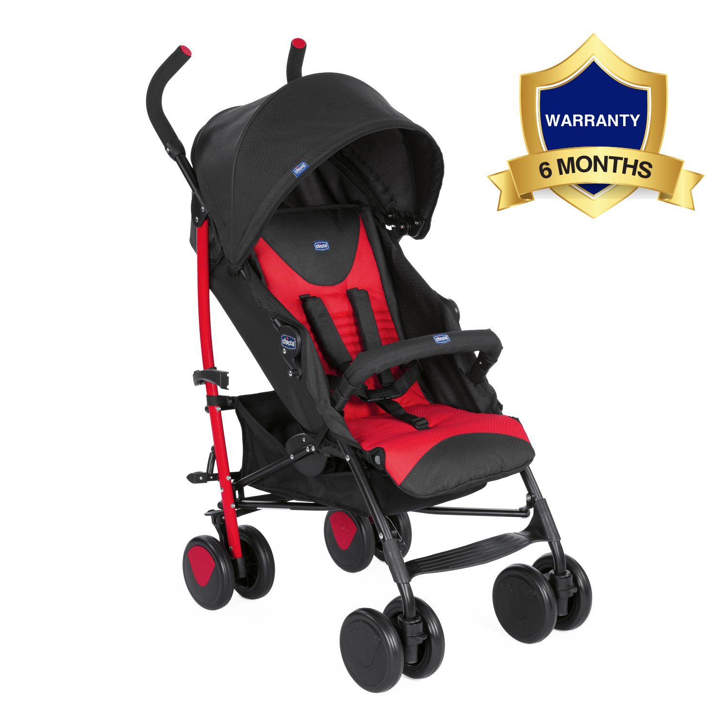 Echo Strollers (Scarlet, Red)-Scarlet